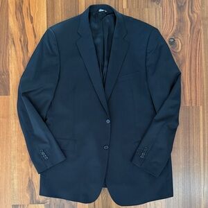 Ermenegildo Zegna Cloth Black Blazer/Suit Jacket